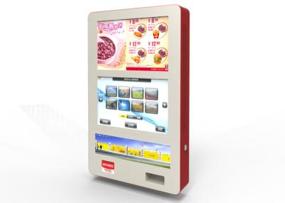 China Doubl Monitors Coupon Printing Water - Proof  Wall Mounted Kiosk / Kiosks for sale