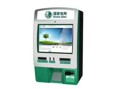 China Electricity, Water, Gas Bill Payment Wall Mounted Kiosk / Kiosks For Coin Hopper for sale