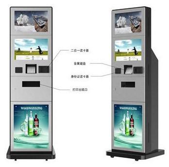 China Self Service photo printing kiosk Dual screens user friendly for sale