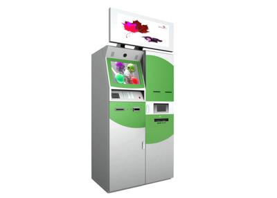 China Multi - Media Input Double Monitor Self - Service Card Vending Dispenser Kiosk for sale