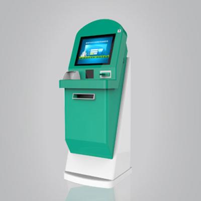 China Self service multimedia Optional Invoices printing, currency exchange Free Standing Kiosk for sale