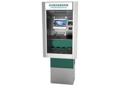 China Anti-vandalism Computer interactive Bank Multifunction ATM / Cash dispenser for sale