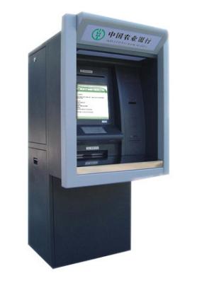 China Wall through High Safety Currency Exchange Kiosk with bill dispenser for sale