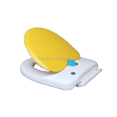 China Good Quality Competitive Price Yellow Plastic Toilet Seat Children's Toilet Seats For Adult And Children for sale