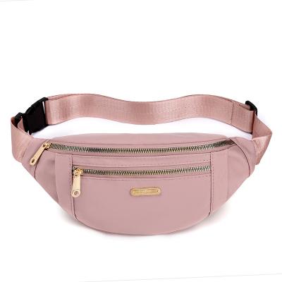 China Fashion Waist Bags For Women Oxford Leisure Color Waist Bag Shoulder Cross - Body Chest Bags Handbags All-match Messenger Belt Bags for sale