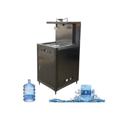 China Easy Operation Semi Automatic 5 Gallon Bottle Washer High Pressure Water Jet Cleaning Machine for sale