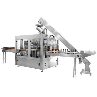 China Small Scale Master Project Fully Automatic Tower Glass High Efficiency Bottle Beer Filling Bottling Machine for sale