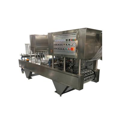 China High Efficiency Fully Automatic Yogurt Cup Filling Sealing Machine for sale