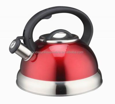 China 3.0 L Sustainable Stainless Steel Water Whistling Tea Kettle for sale