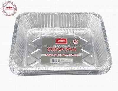 China 10ct Foil Half Size Disposable Foil Casserole for sale