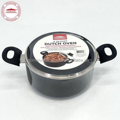 China 4 Quart Non Sustainable Aluminum Stick Dutch Oven for sale