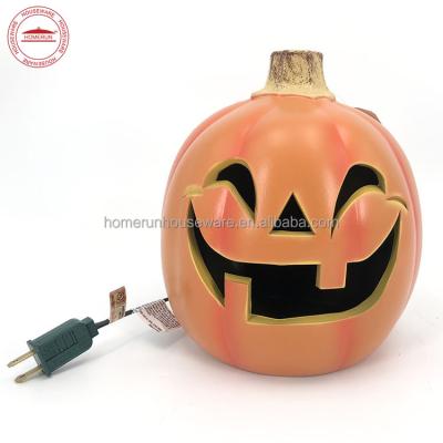 China 9 Inch Spike Plastic LED Light Up Pumpkin for sale