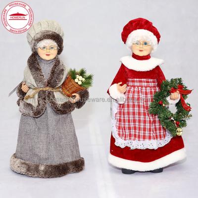 China Standing Mrs. 18 inch Minimalist Christmas Clause for sale