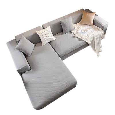 China Three-Seat Quilted Simple Modern Sofa Cover Elastic Stretch Sofa Covers For Living Room Cover for sale