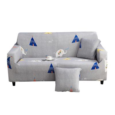 China Reusable Wholesale Printed Convenient Two-Seat Sofa Cover Cover Stretch Sofa Cover Suitable For Living Room for sale