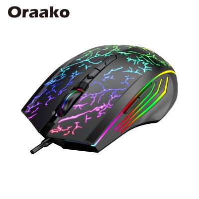 China Cheapest Guangdong Shenzhen Switchable Smart Game Mouses USB RGB 3200 DPI 20G Acceleration Custom Mouse For Gamer Desktop Computer for sale