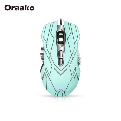 China 20G Acceleration Charm Gaming Mouse 7000 DPI USB C Macro Wired Gamer RGB Gaming Girl Mouse with Drive and Storage Function for Computer PC for sale