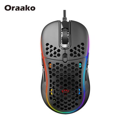 China High End Funny Ergonomic Funny Freezing Gaming RGB Game Mouse 7200 DPI New Performance PC Smart Free Gaming Mouse for sale