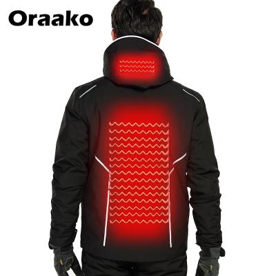 China Windproof Ready To Ship 5V USB Motorcycle Battery Operated Heated Jacket Men Ski Suits Waterproof Winter for sale