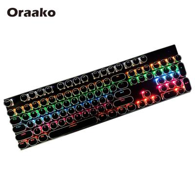 China Black Computer Keyboard Protector Shenzhen Notebook RGB Gaming Keyboards USB Mechanical Wire Keyboard for sale