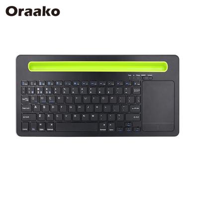 China Wireless Home Office Use 78 Keys Frame RGB Mini Retro Wireless Business Keyboard for sale