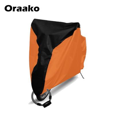 China Outdoor Customized Waterproof Durable Bicycle Rainproof Recycling Cover With Anti-theft Lock Hole For Protective Bike Seat Cover Motorcycle for sale