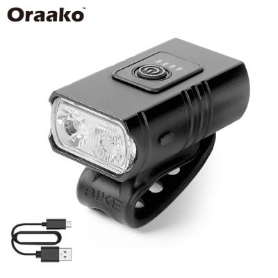 China Aluminum Bike Front Light 1000 Lumens USB Rechargeable Bicycle Light For 1200mAh LED Headlight Flashlight Bike Recycling Lamp for sale