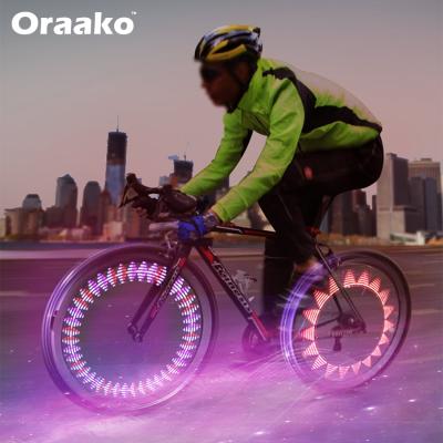 China IPX5 Rechargeable Sensor Light LED Rechargeable Bicycle Wheel Lamp Waterproof Bike Spoke Lights Wheel Warm Lights for sale