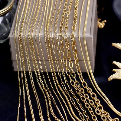 China Romantic High Quality Titanium Steel Indelible Necklace Soft Single Chain Clavicle Chain for sale