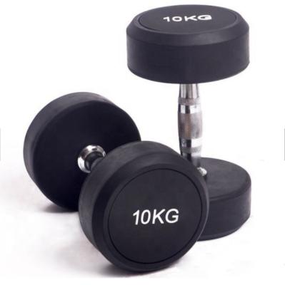 China Custom Weight Lfiting Gym Equipment Urethane Dumbbell Weight Lifting PU China Dumbbell for sale