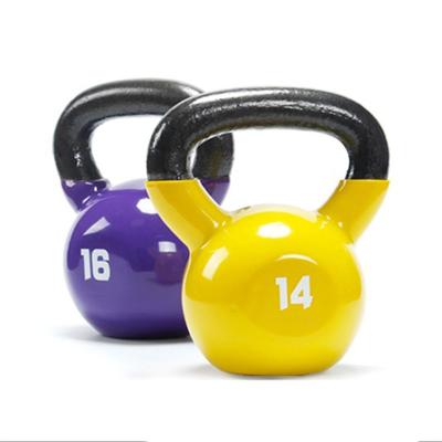 China Multi Color Anti-Slip Competition Kettlebells Durable Gym Exercise Powder Coated Kettlebell for sale