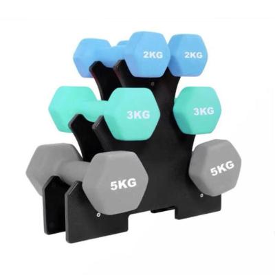 China Eco-friendly Cheap Price Free Weight Neoprene Coated Dumbbell Home Fitness Arm Beginner Dumbbell for sale