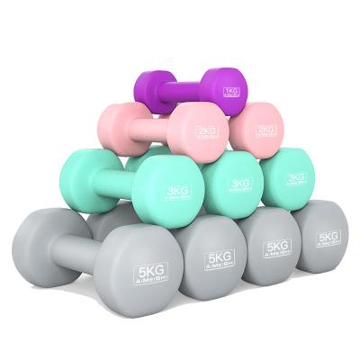 China Colorful Hot Sale Customized 10kg Workout Equipment Online Shopping Weight Set Dumbbells for sale