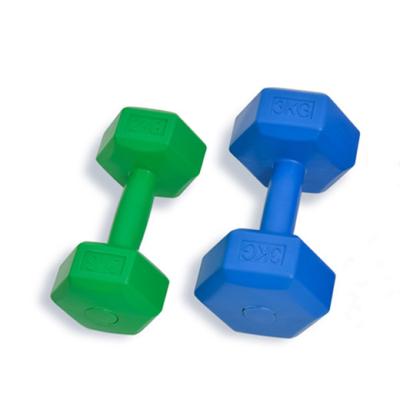 China Concrete Hex Bodybuilding Dumbbell Grip Dumbbell NO--Toxic Material Eco-Friendly Healthy Durable Anti-Slip Exercise for sale