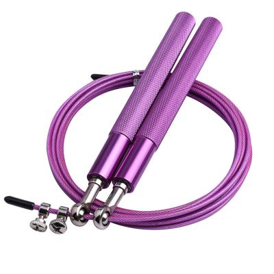 China Durable Training Fitness Jump Rope Handle Steel Wire Speed ​​Aluminum Jump Rope for sale