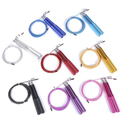 China Durable Training Fitness Accessories Skipping Rope Handle Steel Wire Speed ​​Aluminum Jump Rope for sale