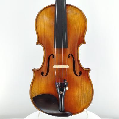 China Advancing Student Violin Hot Selling Hand Made Solid Violin 4/4 Nice Flame 3/4 2/4 1/8 1/10 1/16 for sale