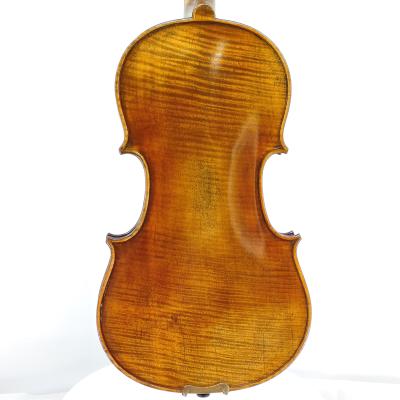 China Advanced Handmade Violins 4 Fir Top Face Brazil Flame Wood Violino 4 Bow OEM Case Accessories Paint Material Maple Ebony Wood for sale