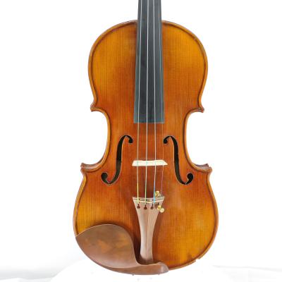 China Advancement Student Violin Made Rise in China Professional Master 3/4 1/2 1/4 1/8 1/10 Advanced Interesting Flamed One Piece Maple Back Handmade Violin 4/4 for sale