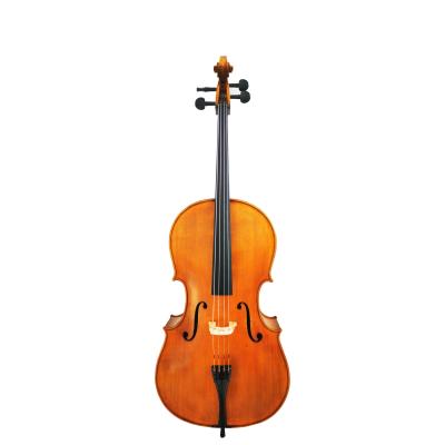 China Impeccable Wholesale Low Price Made in China General Solid Wood Handmade Cello with 4/4, 3/4, 1/2,1/4, 1/8,1/10 for sale