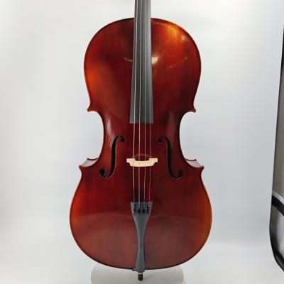 China Factory Price Beautiful 3/4 1/2 1/4 Maple Back Fashionable Flamed 4/4 Handmade Cello for sale