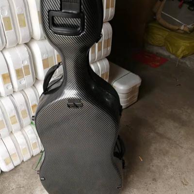 China High Grade Carbon Fiber Cello 3/4 1/2 1/4 Cello Case 4/4 for sale