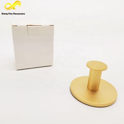 China Durable Self Adhesive Hooks Strong Color Aluminum Alloy Sticky Hook Stick On Wall Door Knock for sale