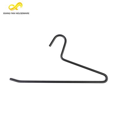 China New 2020 Trending Products Durable No Fading Thick Metal Aluminum Open Pants Hanger for sale