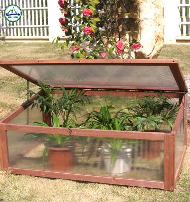 China Wooden Furniture Designs Small Greenhouse Easily Assembled For Plant Growing for sale