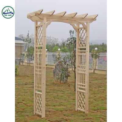 China Hot Selling Easily Assembled Chinese Wooden Archway Patio Garden Furniture Arches for sale