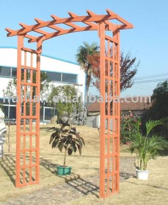 China HL321 Decorative Outdoor Garden Easily Assembled Wooden Arch for sale