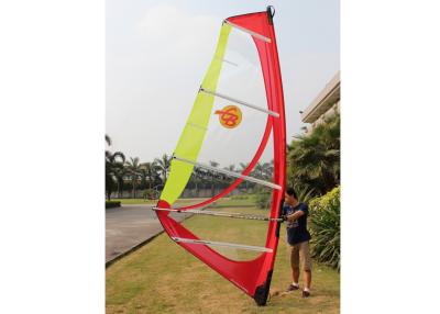 China Red Neutrino 4.5 Dacron Wind Surf Sail Cheap 4-batten with Poison Free Material for sale