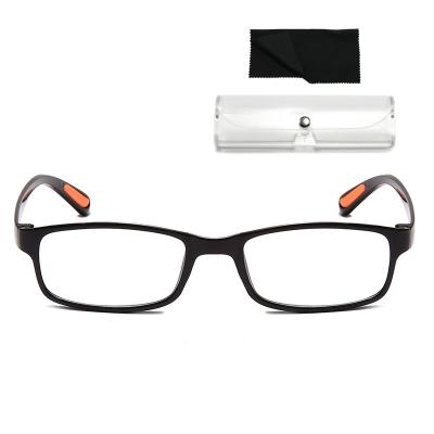 China TR90 Glass Slim Presbyopic Set With Glass Case And Cleaning Cloth Reading Glasses for sale