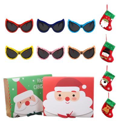 China daily & 2021 Boys and Girls Irregular Safety Personality Spider Glass Children's Sunglasses Christmas Gift Set Man for sale